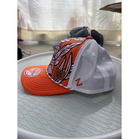 Zephyr Clemson TIgers Muse Tucker Hat OS Orange Adjustable Mesh Snapback NEW - Picture 3 of 8